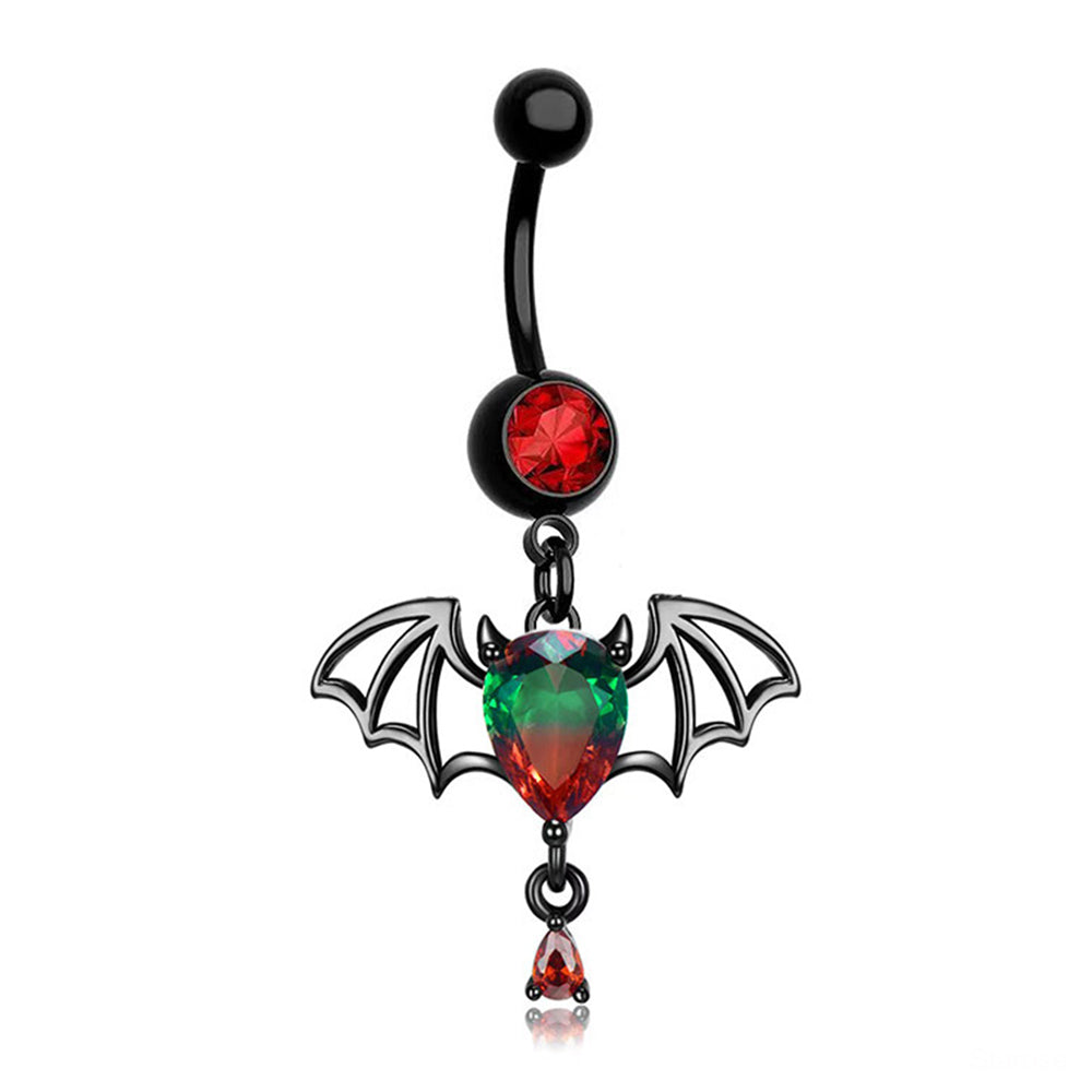 1 Piece Devil Bat Wings Belly Button Rings Stainless Steel Navel Piercing Jewelry