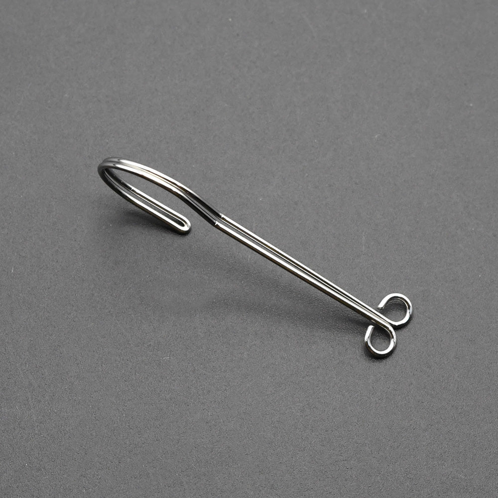 1 Piece New Style Stainless Steel Wire Lip Cuff Labret Chin Cuff Adjustable Pierceless Lip Ring Fake Piercing Tribal Jewelry