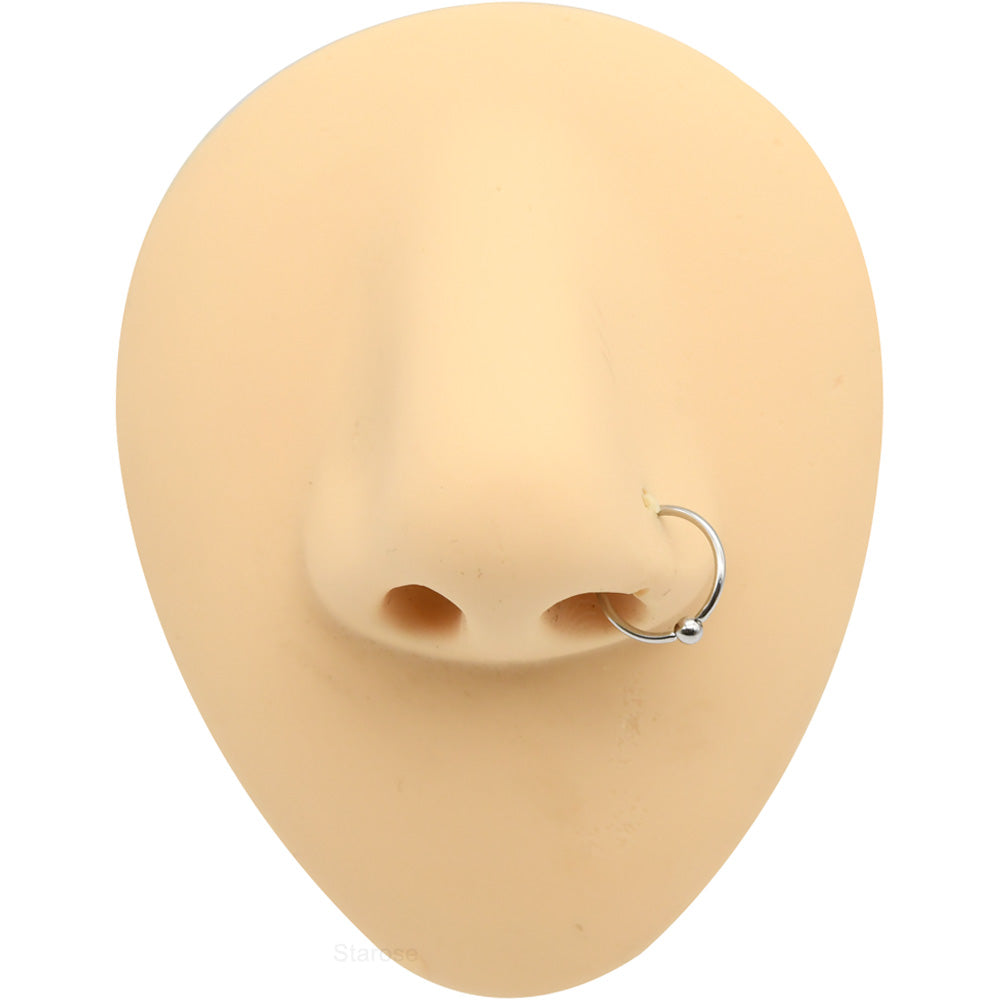 24 Pcs-Pack Cute 1.5/2/2.5/3mm Nose Studs 316L Stainless Steel Labret Stud Nose Rings Hoop for Helix Rook Daith Piercing