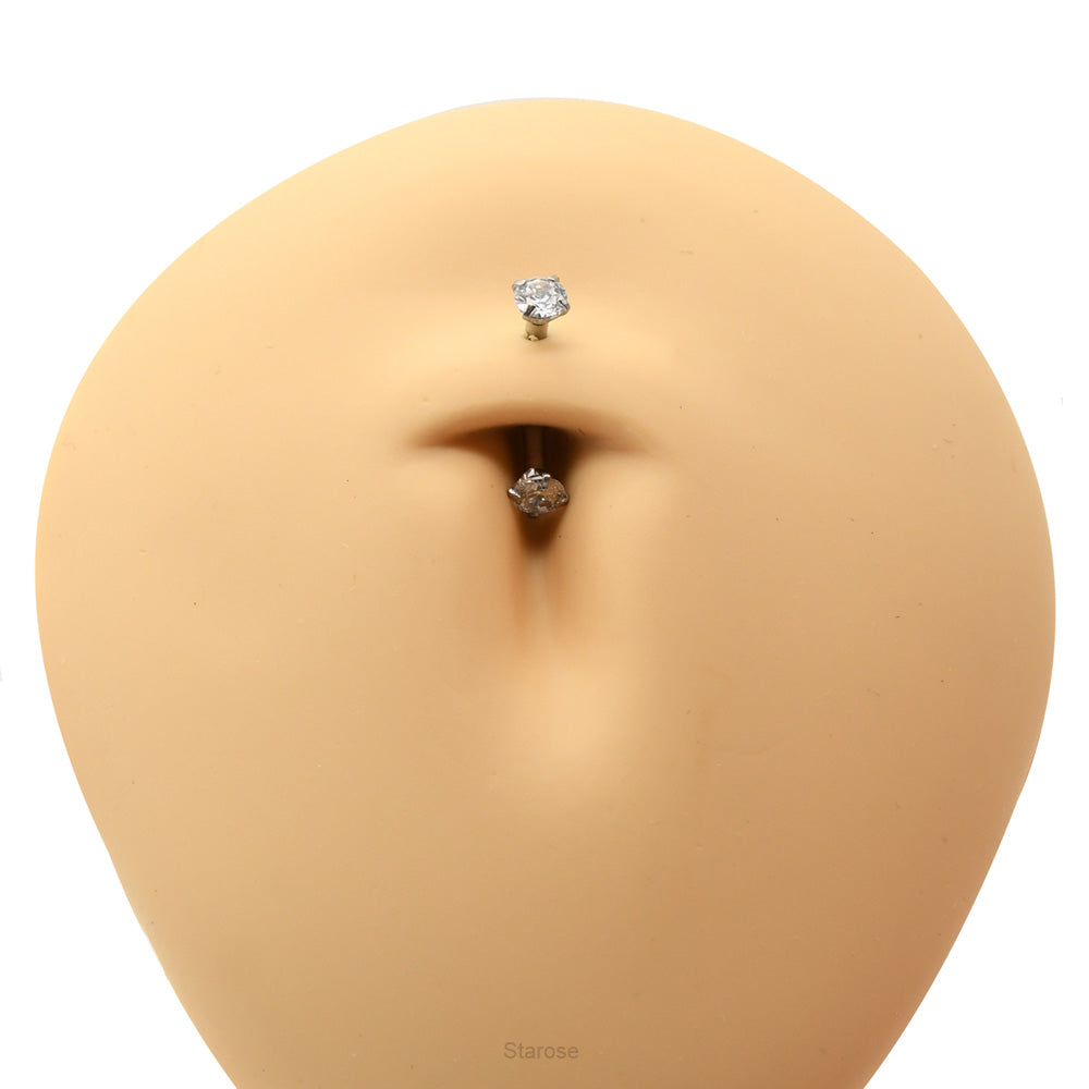 1 Piece Snake Eyes Piercing Eyebrow Ring Vertical Labret Stud with Zircon Helix Piercing Jewelry